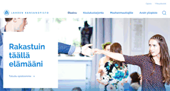 Desktop Screenshot of lahdenkansanopisto.fi