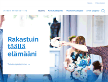 Tablet Screenshot of lahdenkansanopisto.fi